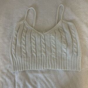 Shein knitted crop top